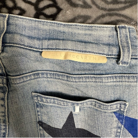 STELLA MCCARTNEY STAR-PRINTED JEANS size 26 - Picture 8 of 16